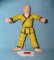 Karate figure 5 inch rubber bendie circa 1970's