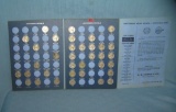 Jefferson nickle collection with collector's blue book