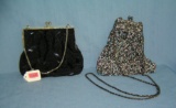 Pair of beaded purses