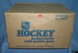 NHL hockey 24 unopened boxes in a factory sealed case