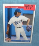 Pedro Martinez rookie Baseball card