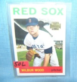 Wilbur Wood Topps archives baseball card