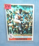 Tommy John vintage all star baseball card