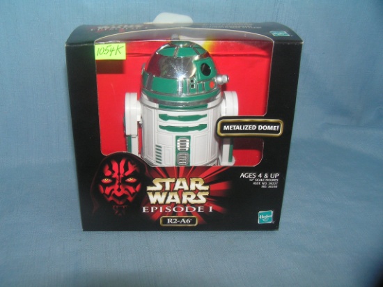 Vintage Star Wars R2-A6 robotic toy with original box