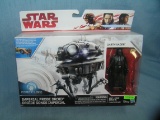 Vintage Star Warsv Darth Vader action figure and Imperial Probe Droid action figure play set