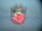 Vintage glass candy container