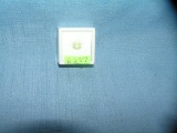 Cased prehnite cultured jewelry stone