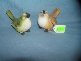 Pail of modern decorative birds with condition as found issues