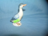 vintage porcelain duck figurine 1960's
