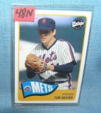 Tom Seaver throw back style baseball card