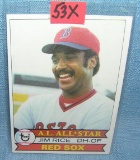 Vintage Jim Rice all star baseball card by Topps