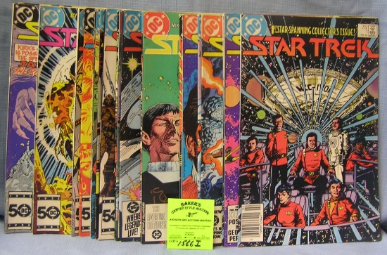 Large group of DC Star Trek comic books