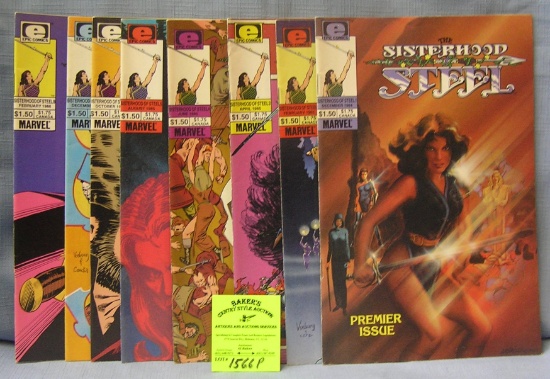 The Sisterhood of Seal vintage comic books
