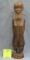 Antique hand carved oriental wise man figure