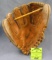 Vintage leather baseball glove