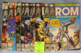 Large group of vintage Marvel ROM comic books