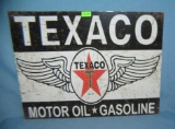 Texaco motor oil & gasoline retro style sign