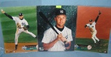 Group of 3 vintage 8X10 Derek Jeter color photos