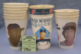 Vintage baseball all star slurpee cups