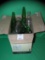 Large box of vintage estate bottles