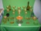Collection of vintage Depression glass, art glass and more