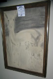 Artist signed art work dated 1972