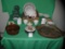 Box of estate porcelain, antique pottery and more