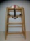 High quality maple child's restaurant high chair