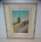 Antique Asian water color painting