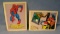 Pair of Superhero colored post cards