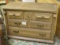 Oak 4 drawer chest of drawers