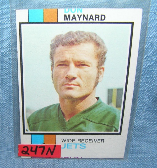Don Maynard Vintage football card
