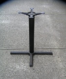 Cast iron table base