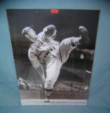 Bob Feller retro style hall of fame baseball player photo