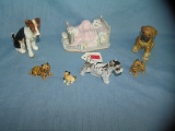 Collection of quality porcelain dog figurines