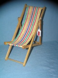 Great early salesman sample beach chair