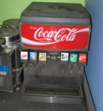 Coca Cola 6 brand soda and ice counter top dispenser