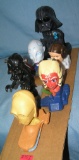 Group of vintage Star Wars toys and collectibles