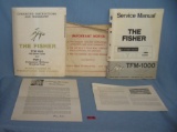 4 piece Fisher Co. ephemera group dated 1965