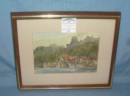 Original framed art work by Carolyn Shaver