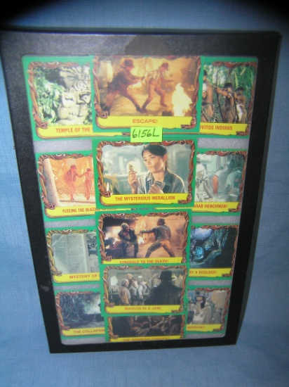 Collection of vintage Raiders of the lost ark cards