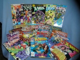 Large collection of vintage Xmen comic books