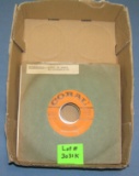 Mixed group of vintage 45 RPM records