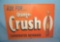 Orange Crush retro style advertising sign