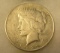 1922 Peace silver dollar in very good condition