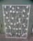 Wrought Iron leaf decorated wall panel 24x34