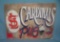 St. Louis Cardinals Pub retro style advertising sign