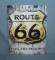 Route 66 Feel the Freedom retro style advertising sign