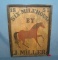 Six Mile House by J. Miller retro style advertising sign