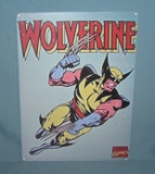 Wolverine Marvel Superhero retro style display sign